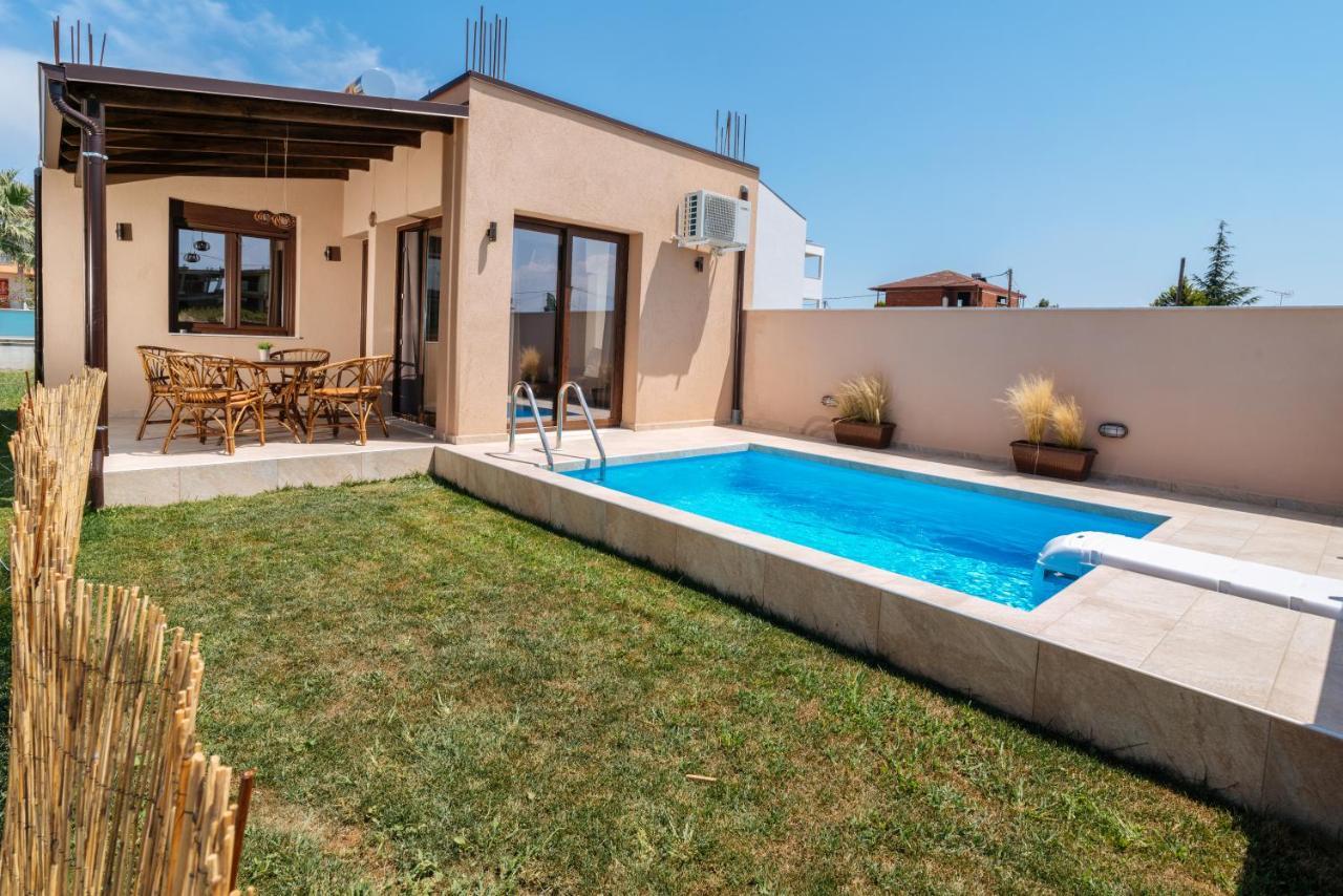 Salve Holiday Houses Paralía Exterior foto